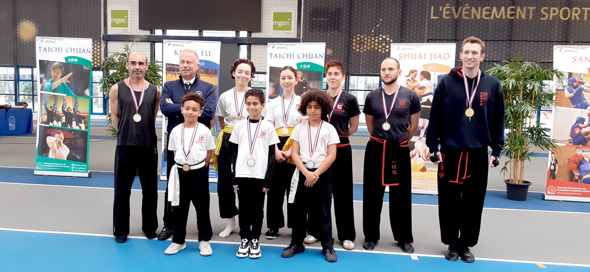 Moisson de médailles pour l’ICAM : Champions de France et Champions régionaux (AURA) de Kung Fu 🤩🏆