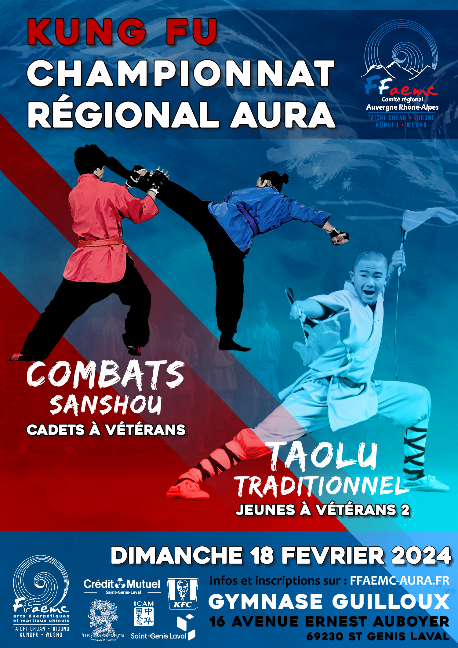 Championnat Régional AURA Kung Fu