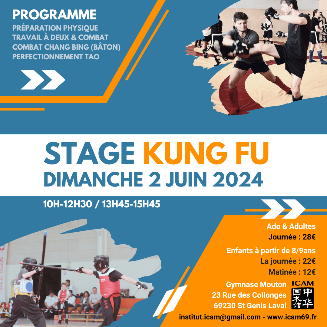 Stage Kung Fu : Dimanche 2 juin